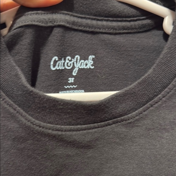 Cat & Jack 3T Kids Grey 'Hello Fall' Long Sleeve Shirt - Picture 3 of 6